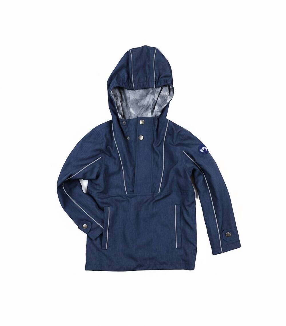 NEW APPAMAN kids echelon jacket in blue